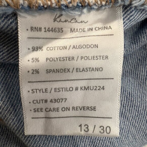 KanCan For Maurices Bell Bottom Medium Wash Stretch Jeans Women's 13/30 - Picture 8 of 9